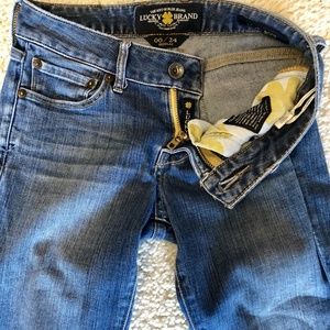 Lucky Brand Lolita Boot Distressed Denim Jeans